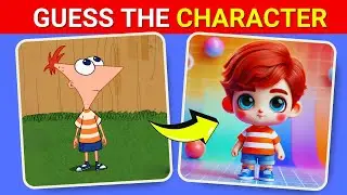 Guess the Phineas & Ferb Characters by Their CHIBI Dolls Version | Cartoon QUIZ