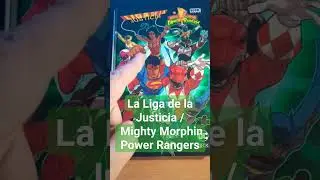 La Liga de la Justicia / Mighty Morphin Power Rangers #shorts
