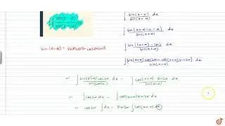 `int(sin(x-alpha)/(sin(x+alpha))  dx`
