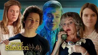 BUSTED! When the Coopers Got Caught Red-Handed | Young Sheldon Compilation