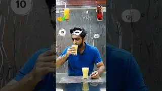 TWO GLASS MANGO SHAKE DRINK IN 10 SEC