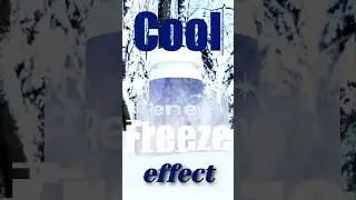 Cool Freeze Effect In Blender3D #blender #blender3d #blendertutorial #shorts
