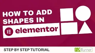 How To Add Shapes In Elementor
