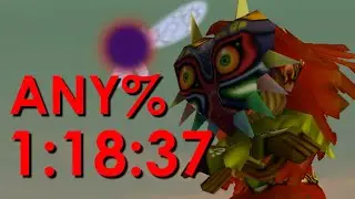 Majora's Mask Any% NMG Speedrun in 1:18:37