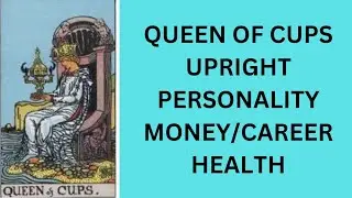 QUEEN OF CUPS TAROTCARD MEANING UPRIGHT PERSONALITY/LOVE/CAREER/HEALTH REVERSED IN HINDI