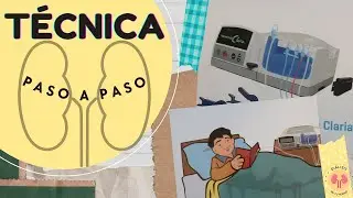 Técnica de la diálisis peritoneal automatizada (DPA) BAXTER