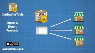 Import and Export Product Data in ContractorTools