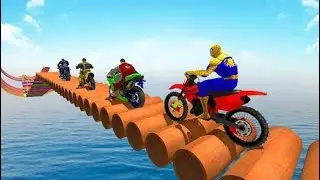 Bike stunt trick master - impossible bike stunt