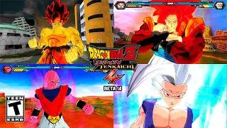 Dragon Ball Z Budokai Tenkaichi 4 BETA 14 - All Transformations & Fusions Complete
