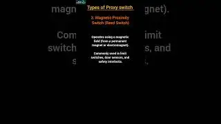 Different Types of Proxy Switch | Instrumentation Basics Explained 