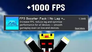 The Best FPS BOOST Mod For MCPE 1 21+ NO LAG + Smooth Gameplay