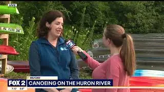 2023 Paddling the Huron River with WJBK, About the River