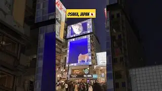 3D Billboard in Osaka, Japan 🇯🇵 #shorts