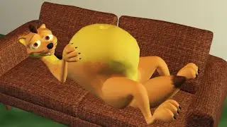Weasel vore and stomach growling!