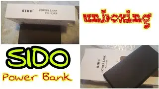 UNBOXING SIDO POWER BANK #powerbank #unboxing