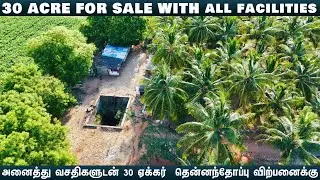 🌴அனைத்து வசதிகளுடன் 30 ஏக்கர் விற்பனைக்கு | 30 ACRE🌳FOR SALE 