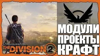 THE DIVISION 2. МОДУЛИ, ПРОЕКТЫ И КРАФТ ДЛЯ ЧАЙНИКОВ