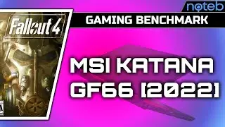MSI KATANA GF66 (2022) - Fallout 4 Gameplay Test (i5-12500H, RTX 3050)