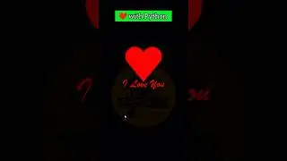 Make heart with python language ❤️