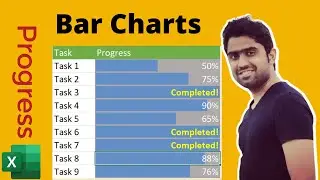 Create Amazing Progress Bar Charts Using Conditional Formatting 💡