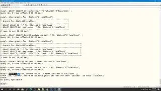 13 - Grants privileges in MySQL 8 | MySQL DBA Tutorial  | MySQL 8 DBA Tutorial