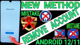 Samsung Frp Bypass / Unlock Google Account Lock Without Pc | Without MISTAKE Knox Android 11/12