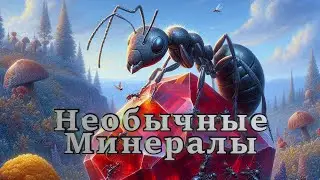 Необычные Минералы - «Муравьиный» гранат, Чернобылит (Chernobylite). Новые Минералы XXI Века.
