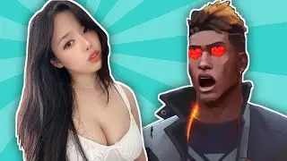 when girls play valorant (PROVED HIM WRONG) - valorant with friends