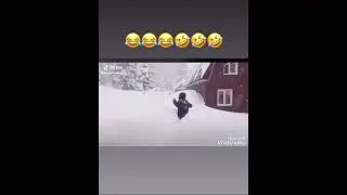 Снежный, лыжный пад в Чечне