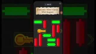 Mini Game 29st August Hamster Kombat Daily Solution #hamsterminigame
