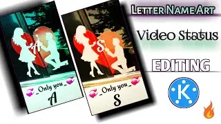New Trend Name Art Video Editing with Kinemaster by Sajjad Creation 2020