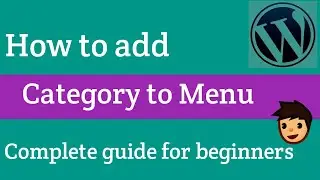 How to add category to menu. | WordPress Tutorials in Hindi\Urdu