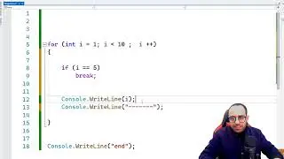 #35 C Sharp tutorial | C# Break and Continue | loop
