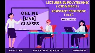 Lecturer in Polytechnic Kerala PSC Notification (CS & MECH) and Assistant Professor ( EC )