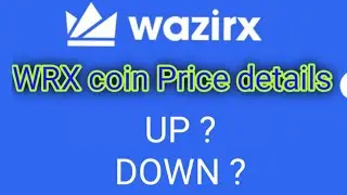 Wazirx // WRX Coin price details // UP ?  Down ?