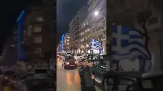 В Греции прошла Акция в Поддержку России. In Greece,a campaign support of Russia was held