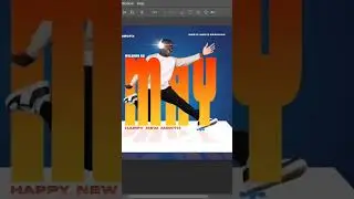 How to design happy new month flyer #flyer #photoshopcourse #photoshoptutorial