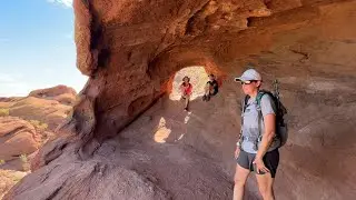 Camelback Mountain in Phoenix the hardest way - breaking the camel's back