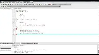C Program to find largest element of array using recursion