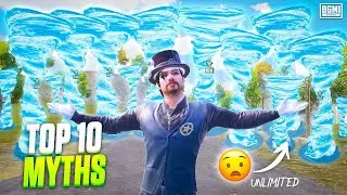 Top 10 MythBusters Water Mod (PUBG MOBILE & BGMI)Tips and Tricks 3.3 Update PUBG Myths #107