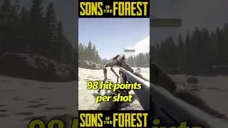 Sons of the Forest Weapons Test - Shotgun - Buck Shot 
