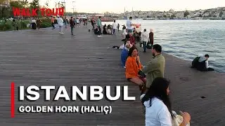 Turkey Istanbul Golden Horn Haliç | Walking Tour 26 September 2021 |4k UHD 60fps