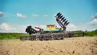 Борона дисковая тяжелая прицепная БДВП- 6,3. Трактор Кировец. Подготовка к работе | Краснянка