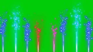 fireworks party effect green screen loof | no copyright free green screen