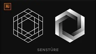 Create A 3D Illusion Shape with Hexagonal Grid in Illustrator - Tutorial