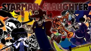 STARMAN SLAUGHTER - BETADCIU (But Every Turn a Different Cover is Used) | FNF | COLAB  @Braulioss