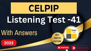 Celpip Listening Mock Test - 41 | Celpip Listening Test Practice With Answers - 2025