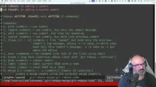 How to use git to squash commits into a single commit.