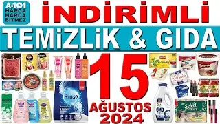 A101 İNDİRİMLİ TEMİZLİK VE GIDA ÜRÜNLERİ | A101 BU HAFTA BAKKALYİE | A101 15 AĞUSTOS 2024 KATALOĞU