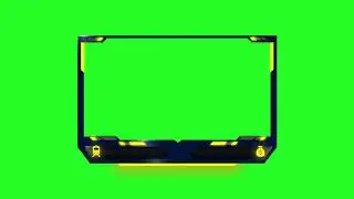 animated facecam twitch greenscreen, overlay  free to download ....